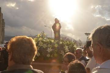 Procesión religiosa por el Valle de Jinámar-Telde (Foto F.J. Santana)